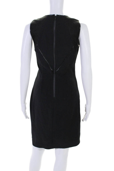 Helmut Lang Womens Angora Sleeveless Crew Neck Dress Dress Black Size 4