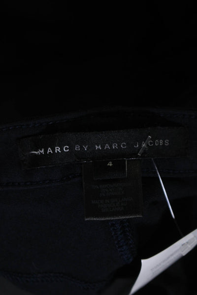 Marc By Marc Jacobs Women's Midrise Five Pockets Skinny Pants Navy Blue Size 4