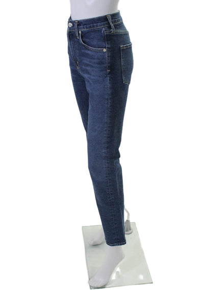 Citizens of Humanity Womens Mid Rise Daphne Straight Leg Jeans Blue Size 23