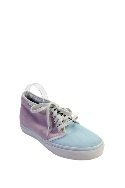 Vans x Marc Jacobs Mens Suede High Top Colorblock Sneakers Pink Blue Size 8