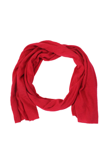 Escada Sport Womens Bright Red Lightweight Scarf