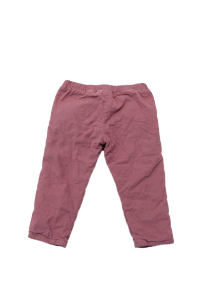 Tartine et Chocolat Childrens Girls Bow Pockets Pants Pink Size 18 Months