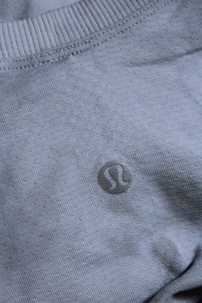 Lululemon Womens Tie Dye Print Short Sleeve Crewneck T-Shirt Light Gray Size 6