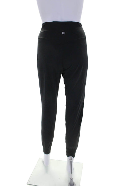 Lululemon Womens High Rise Pull On Athletic Jogger Pants Black Size 4