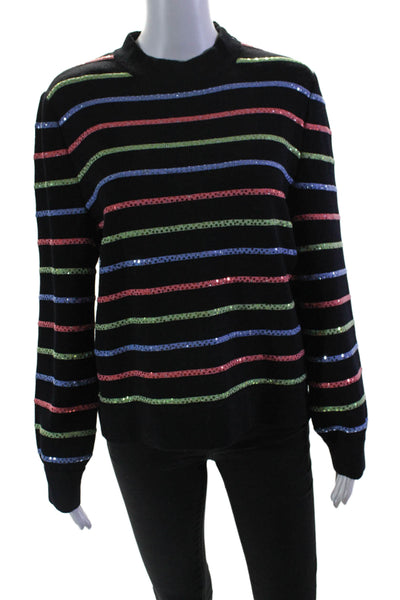 St. John Evening By Marie Gray Women's Long Sleeves Sweater Striped Size M