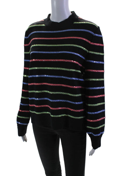 St. John Evening By Marie Gray Women's Long Sleeves Sweater Striped Size M