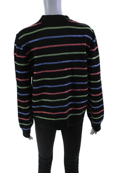 St. John Evening By Marie Gray Women's Long Sleeves Sweater Striped Size M