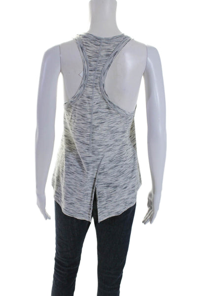 Lululemon Women's Scoop Neck Racerback Athletic Tank Top Gray Size 6