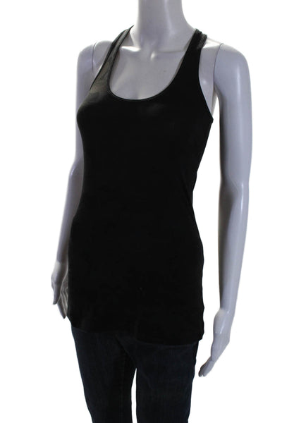 Lululemon Women's Scoop Neck Racerback Tank Top Black Camouflage Size 6