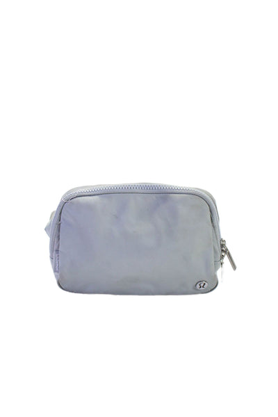 Lululemon Womens Silver Tone Zipper Closure Everywhere Belt Bag Light Gray