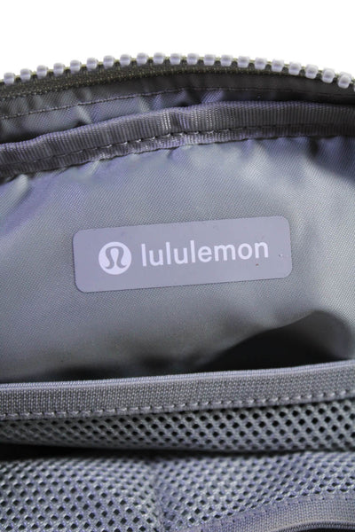 Lululemon Womens Silver Tone Zipper Closure Everywhere Belt Bag Light Gray