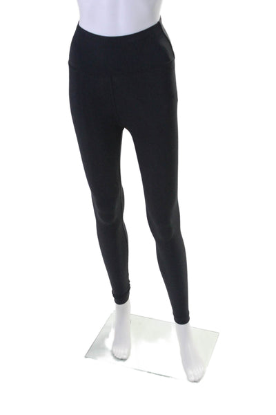 Wardrobe Womens High Waisted Solid Athletic Leggings Black Size 2XS