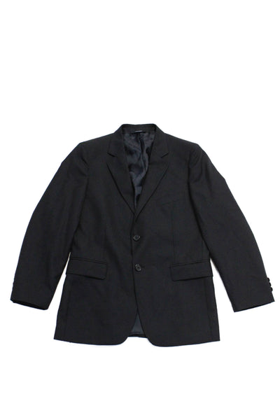 Brooks Brothers Red Fleece Childrens Boys Blazer Jacket Black Wool Size 18