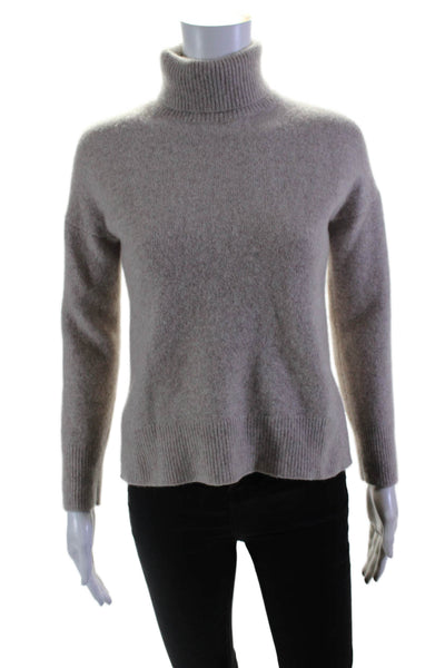 Theory Women's Turtleneck Long Sleeves Pullover Sweater Gray Size S