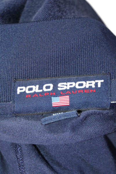 Ralph Lauren Polo Sport Mens Button Down Jacket Navy Blue Size Extra Extra Large