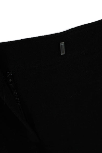 Theory Womens Cotton 2 Pocket Mid-Rise Straight Leg Pants Trousers Black Size 4