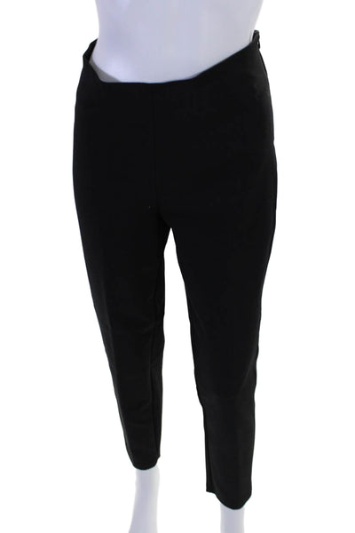 Stella Luna Womens Flat Front Side Zip Pleated Dress Pants Black 29 in