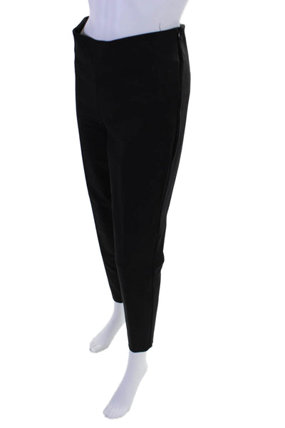 Stella Luna Womens Flat Front Side Zip Pleated Dress Pants Black 29 in