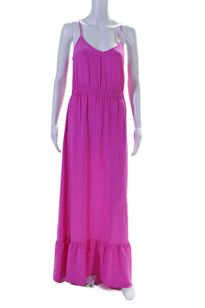 Twelfth Street by Cynthia Vincent Womens Sleeveless Long Dress Pink Small