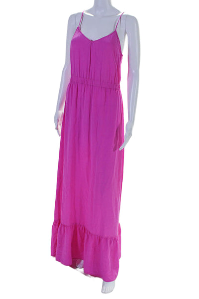 Twelfth Street by Cynthia Vincent Womens Sleeveless Long Dress Pink Small