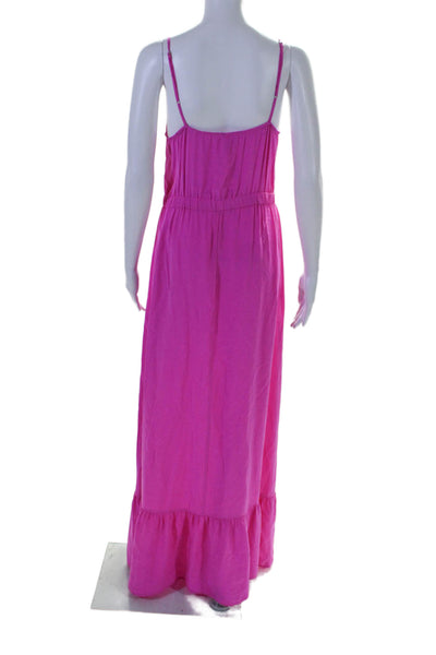 Twelfth Street by Cynthia Vincent Womens Sleeveless Long Dress Pink Small