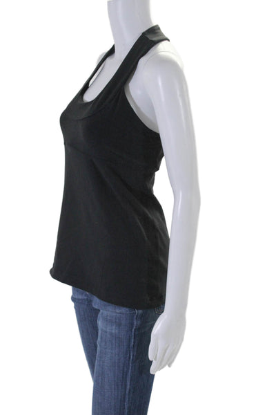 Lululemon Womens Sleeveless Pullover Shelf Athletic Tank Top Black Size 8