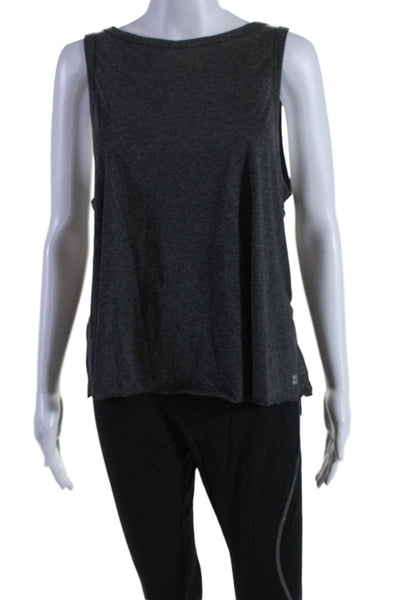 Sweaty Betty Womens Tank Top Pull On Leggings Set Gray Black Size Medium/Large