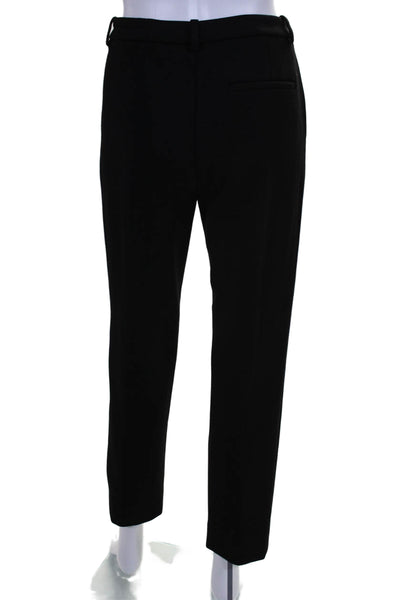 Theory Womens Tapered Zip Belt Looped Long Casual Trouser Pants Black Size 6