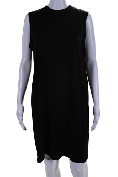 Eileen Fisher Women's Round Neck Sleeveless Mini Shift Dress Back Size M