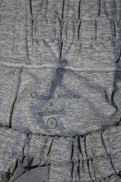Outdoor Voices Mens Drawstring Waist High Rise Athletic Shorts Gray Size Small