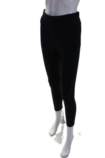 All Access Womens Pull On High Rise Slim Leg Athletic Leggings Black Size Small