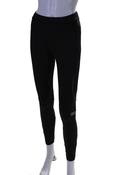 Adidas by Stella McCartney Womens Mid-Rise Athletic Leggings Black Size S