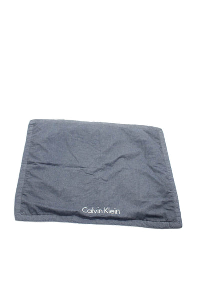 Calvin Klein Unisex Baby Cotton Gingham Print Baby Blanket Blue OS