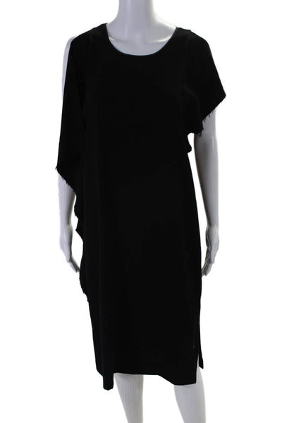 DKNY Womens Pullover Sleeveless Scoop Neck Long Dress Black Size Small