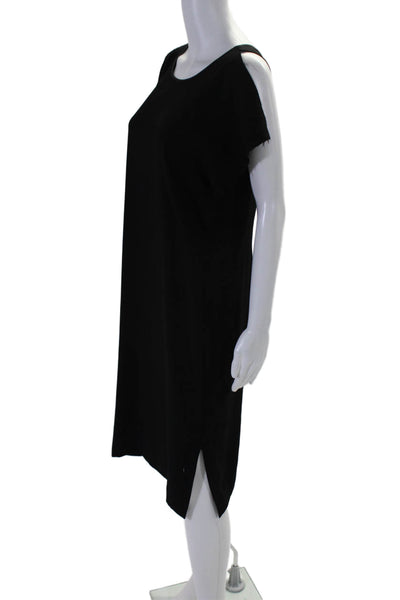 DKNY Womens Pullover Sleeveless Scoop Neck Long Dress Black Size Small