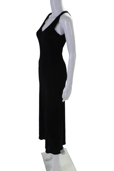 Harriet Selwyn Womens Sleeveless Scoop Neck Pullover Long Dress Black Size 1