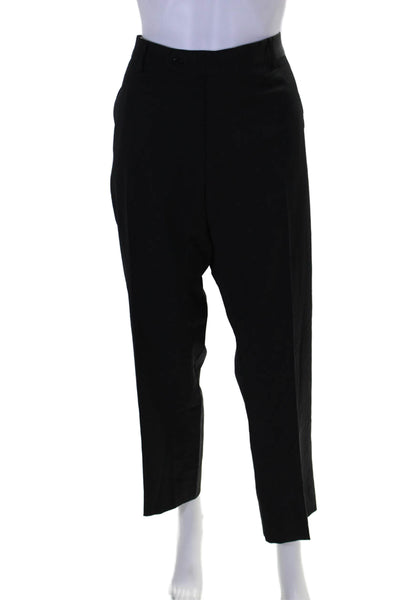 Zanella WomensTapered Stretch Waistband Business Causal Dress Pants Black Size 3