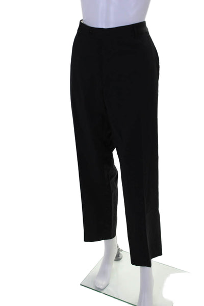 Zanella WomensTapered Stretch Waistband Business Causal Dress Pants Black Size 3