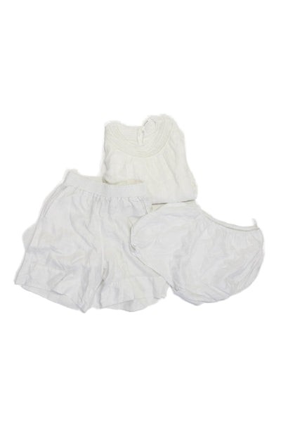 Claude Tulum Woimens Elastic Wasit Shorts & Top Set Linen White Small