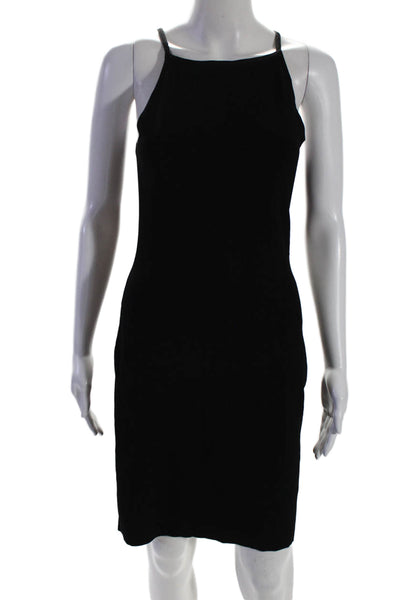 COS Womens Round Neck Sleeveless Textured Pullover Tank Dress Black Size S