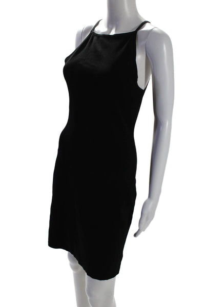 COS Womens Round Neck Sleeveless Textured Pullover Tank Dress Black Size S