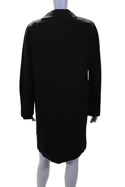 Lida Baday Womens Wool Black Scoop Neck Sleeveless Shift Dress Jacket Set Size 4