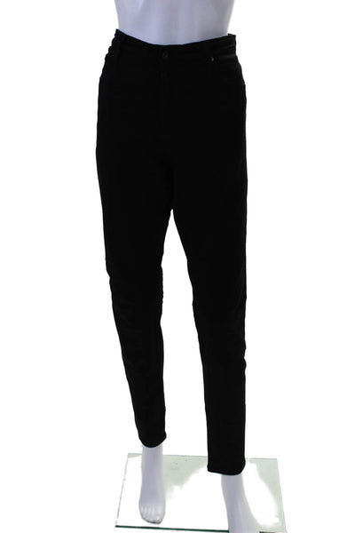 AG Adriano Goldschmied Womens Farrah High Rise Skinny Pants Black Size EUR 31