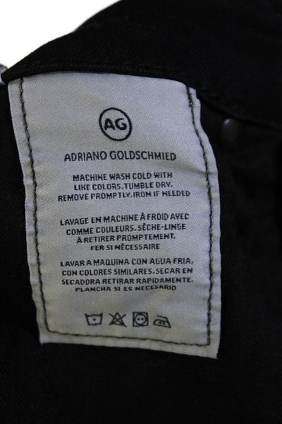 AG Adriano Goldschmied Womens Farrah High Rise Skinny Pants Black Size EUR 31