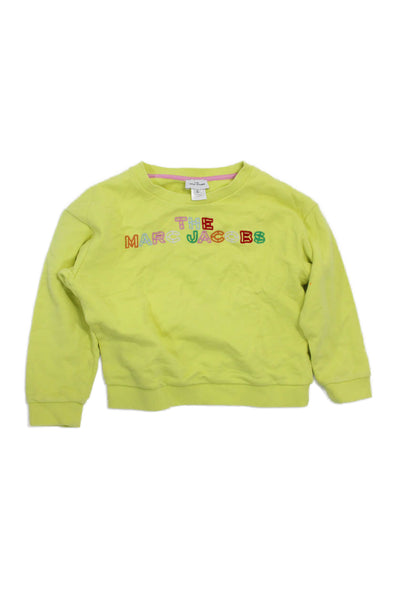 The Marc Jacobs Long Sleeve Graphic Crewneck Pullover Sweatshirt Green Size 8