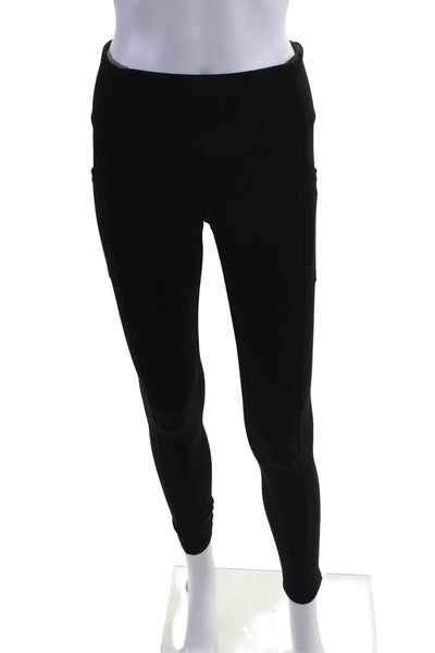 J. Mclaughlin Womens Elastic Waist Slip-On Skinny Athletic Leggings Black Size S