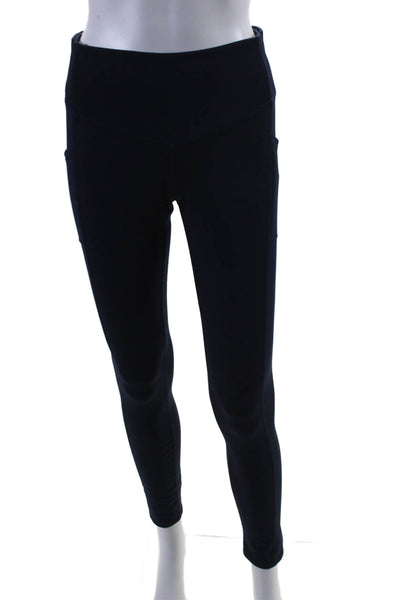 J. Mclaughlin Womens Elastic Waist Athletic Slip-On Darted Leggings Navy Size S