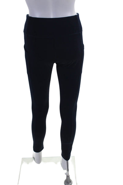 J. Mclaughlin Womens Elastic Waist Athletic Slip-On Darted Leggings Navy Size S