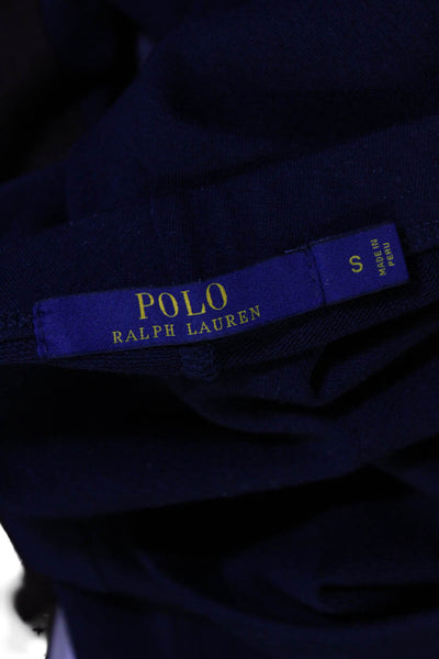 Polo Ralph Lauren Womens Rider Leggings Navy Blue Cotton Blend Size Small