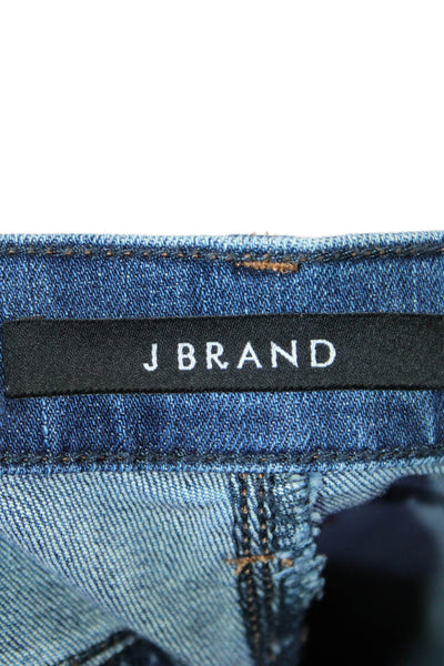 J Brand Womens Midrise Five Pockets Medium Wash Straight Leg Denim Pants Size 26